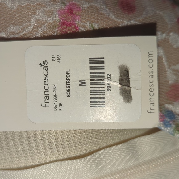 Francesca's Medium Natalia Floral Lace Dress - Picture 10 of 11